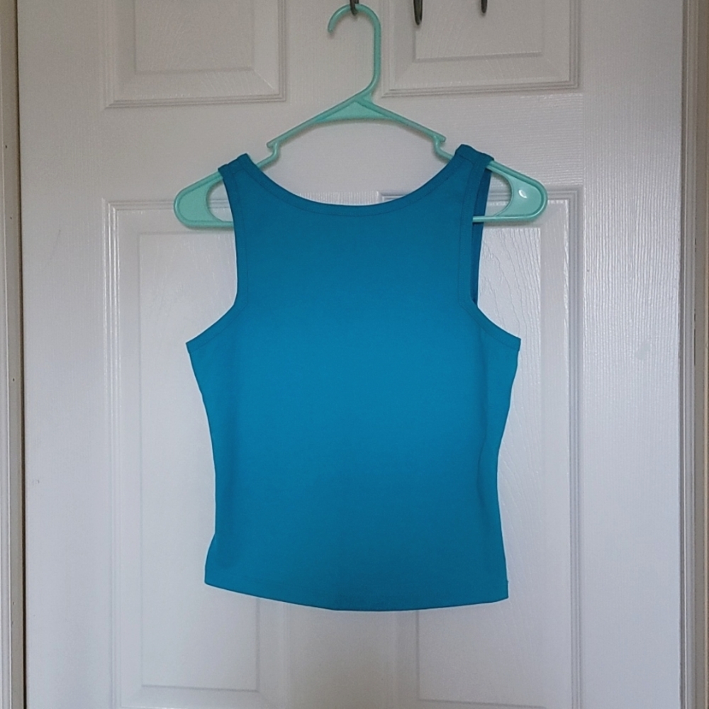 Vintage Poleci Form fitting Top w/spandex